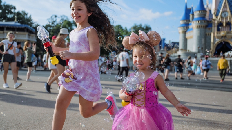 Girls Running