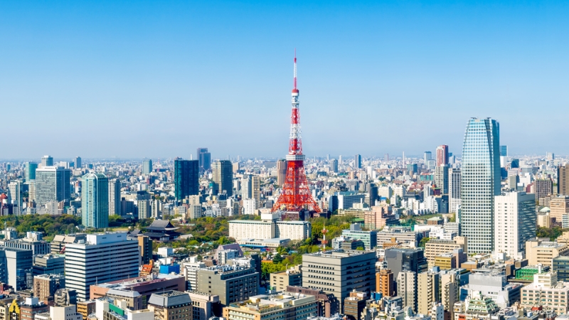 Tokyo City Skyline