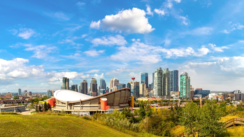 Calgary skyline Alberta