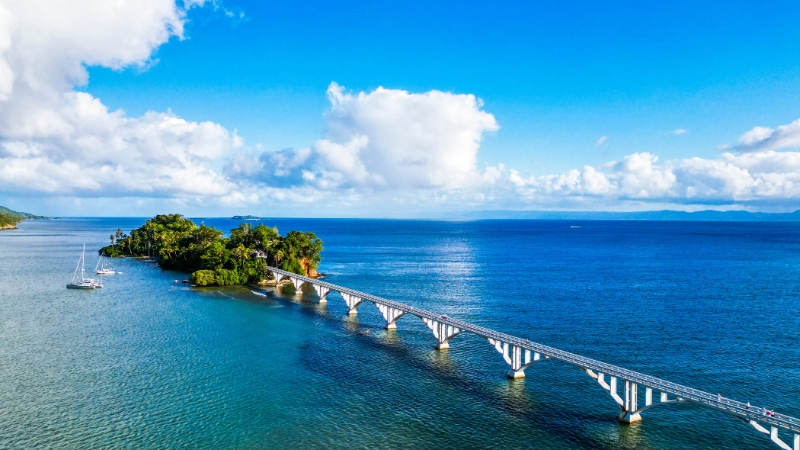 Samana bridge Dominican Republic