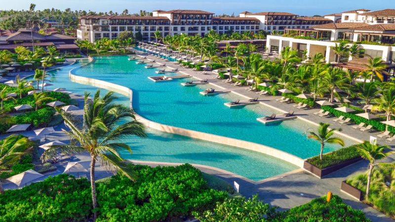 Lopesan Costa Bavaro Pool Aerial