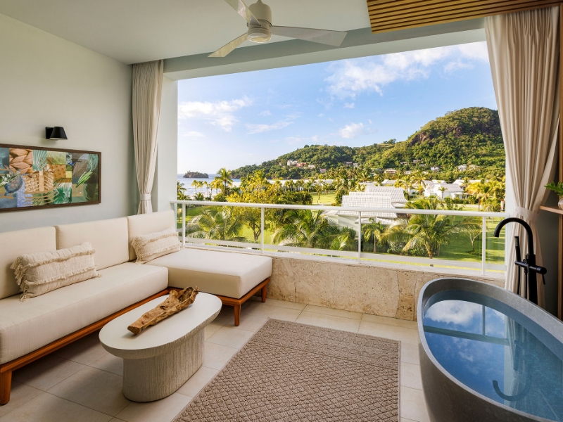Bamboo Palm Room Balcony