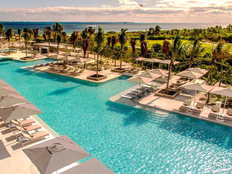 Pool and Golf Course