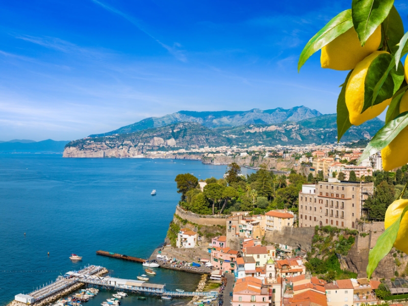 Sorrento coast Italy