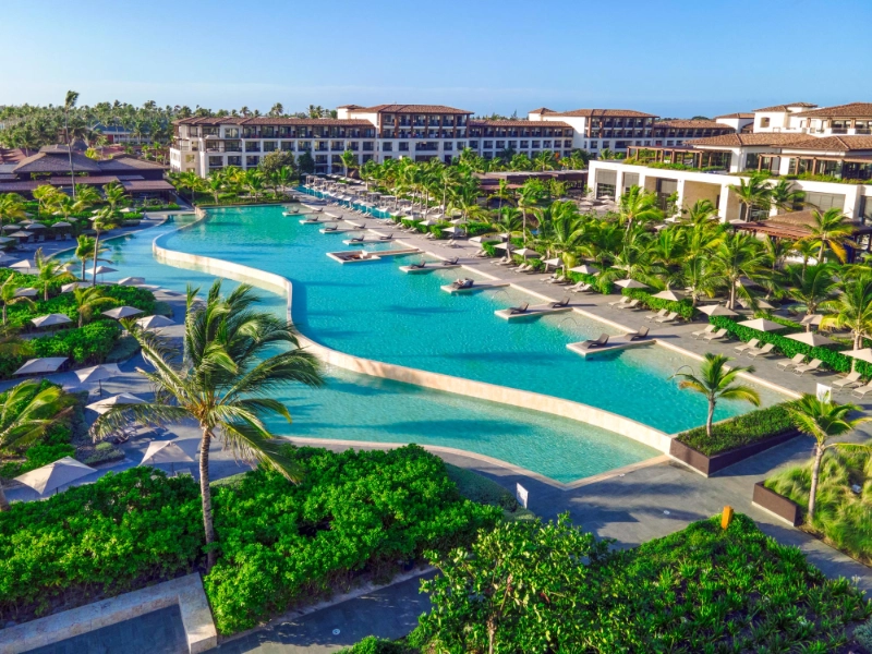 Lopesan Costa Bavaro Pool Aerial