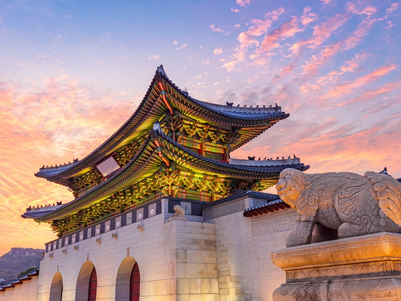 Gyeongbokgung palace Seoul South Korea