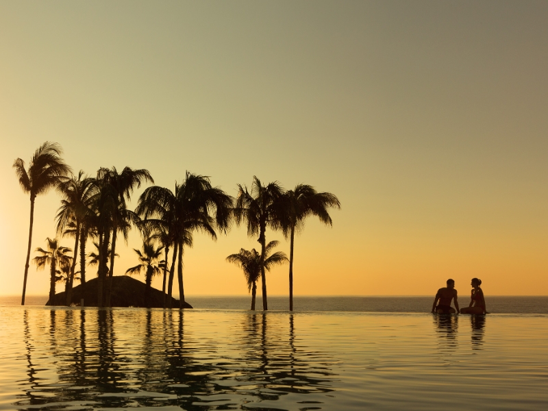 Infinity Pool at Sunset