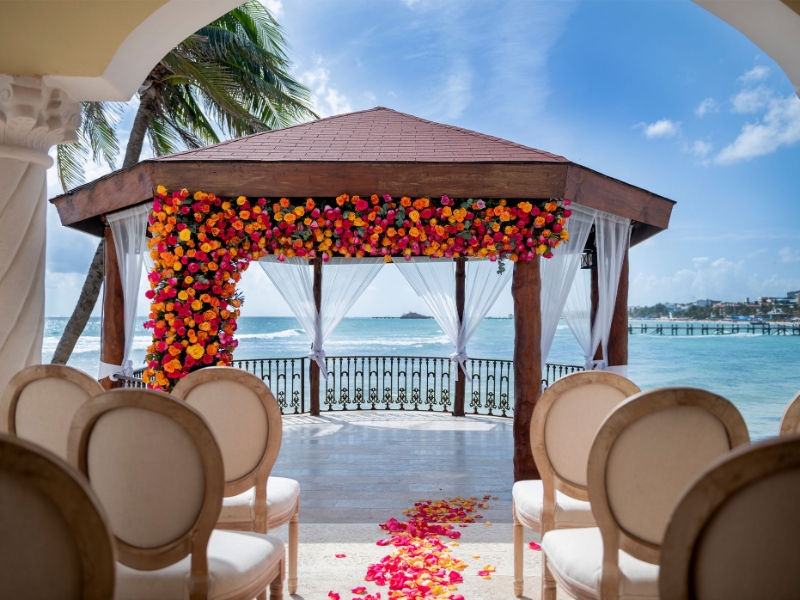 Gazebo Wedding Ceremony Setup