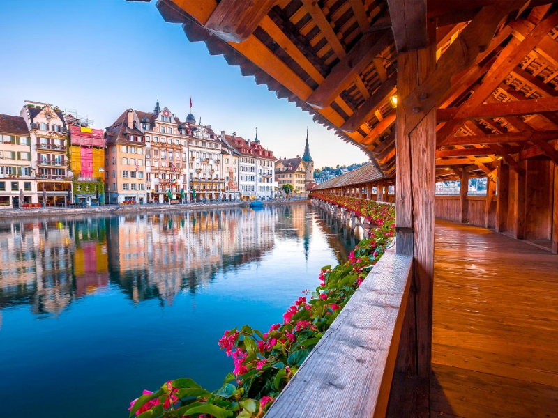 Kapellbrucke Bridge Lucerne