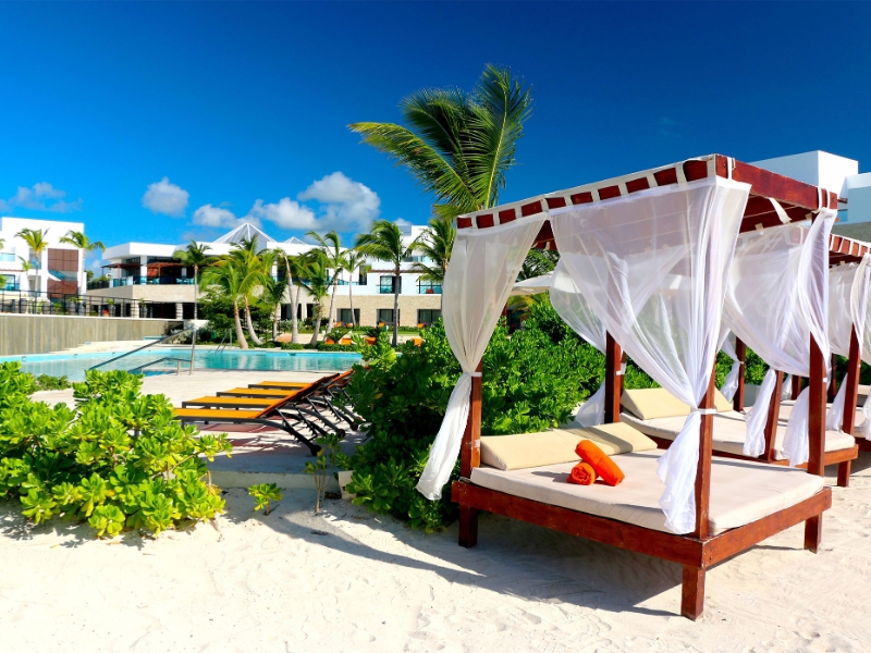 Poolside Cabanas