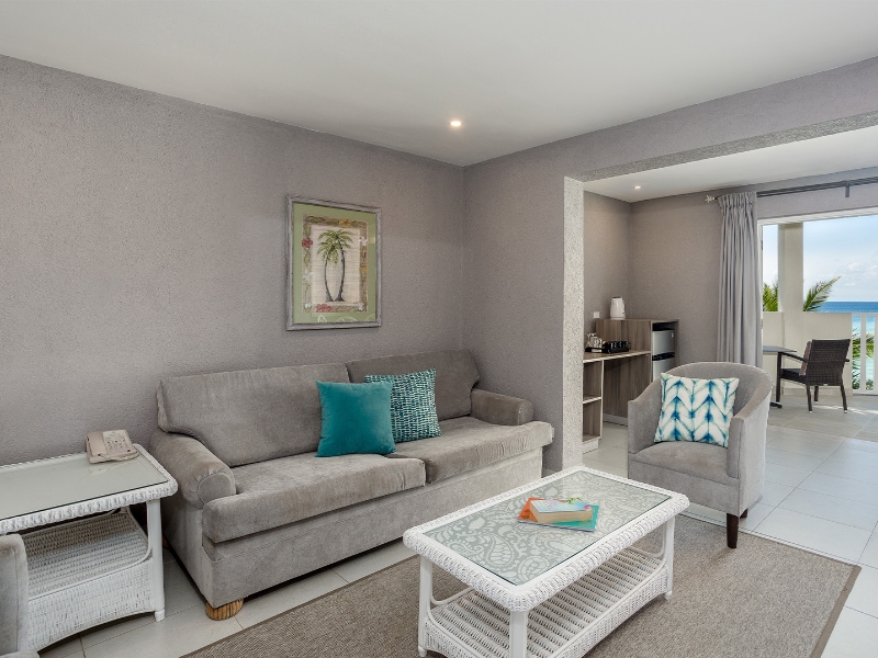 Two Bedroom Oceanfront Suite Living Area
