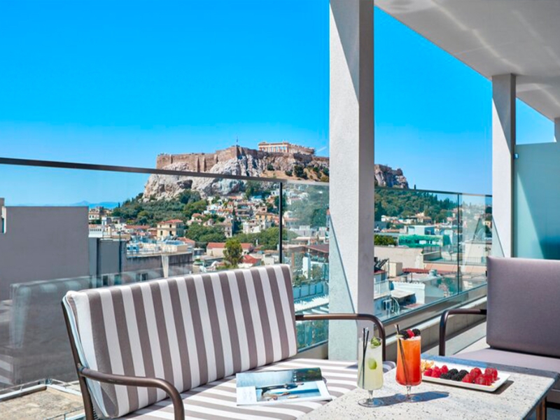 Deluxe Rooms with Balcony Acrolpolis View