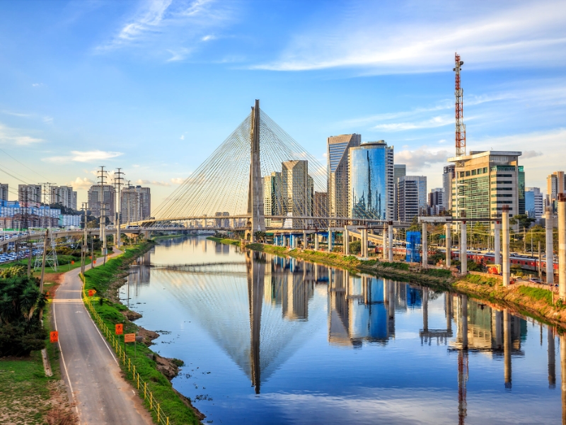 Oliveira Bridge Sao Paulo