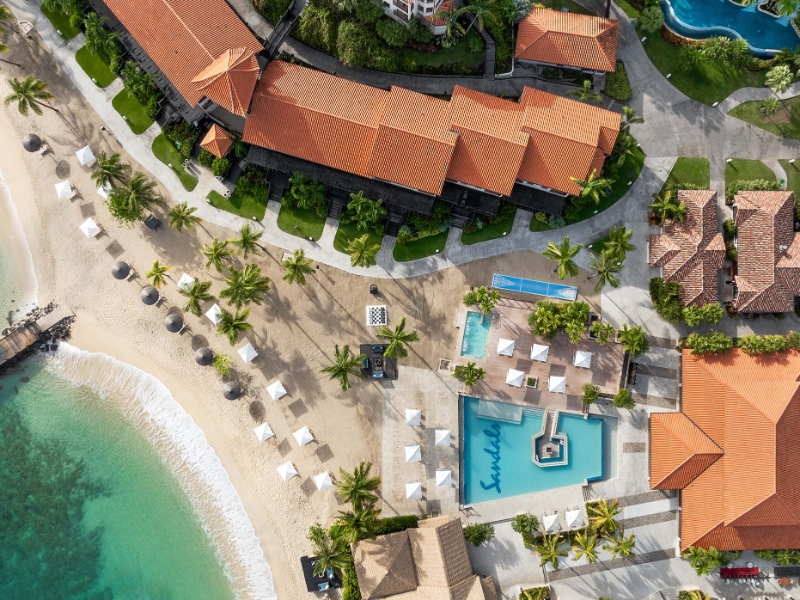 Beach Pool Aerial