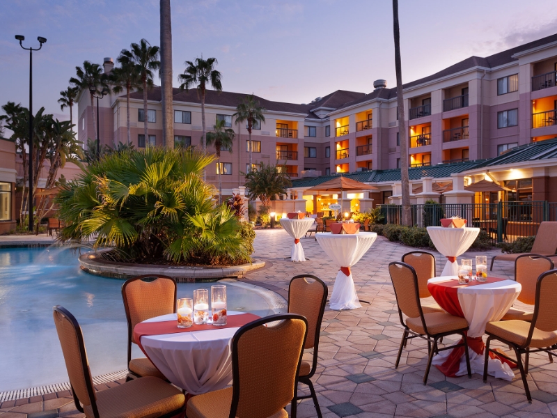 Poolside Event Reception