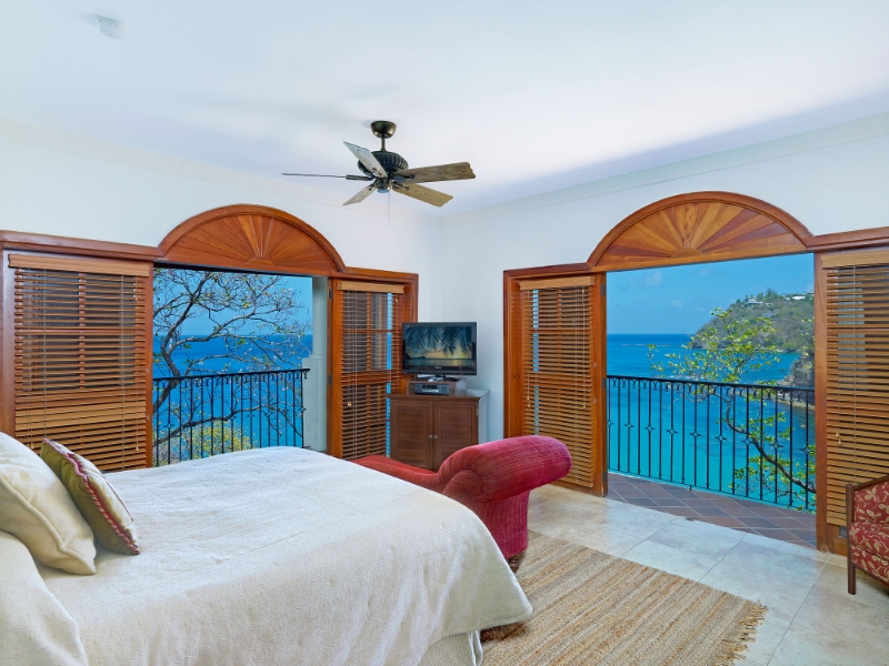 Bedroom to Ocean View Villa Suites