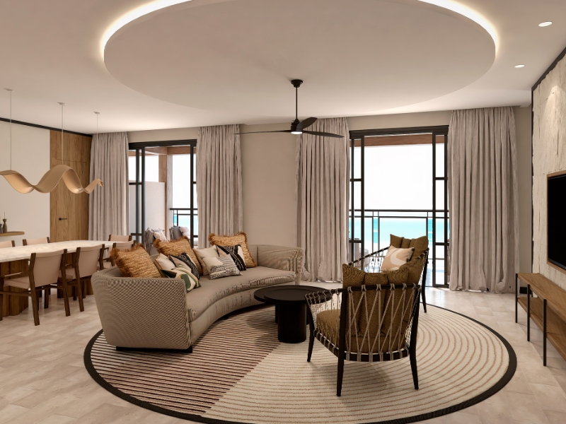 Preferred Club Presidential Suite Living and Dining Room