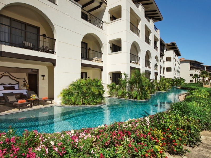 Panoramic View of Preferred Club Swim Out Suites