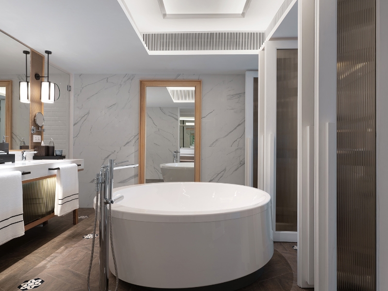 The Level President Suite bathroom