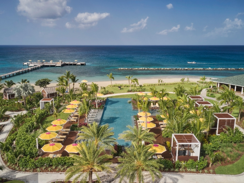 Pool and Beach Area