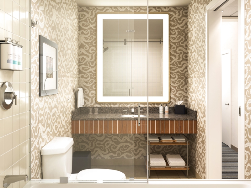 King Courtyard Bathroom