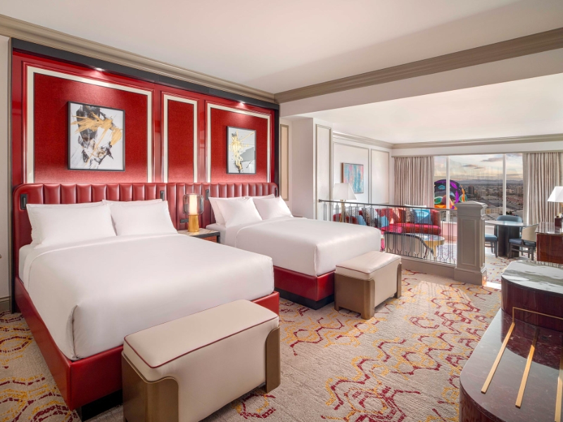 Newly Remodeled Luxury Two Queen Sphere View Suite