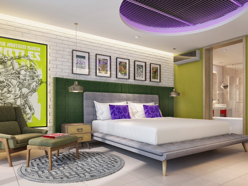 Turtle Lair Bedroom
