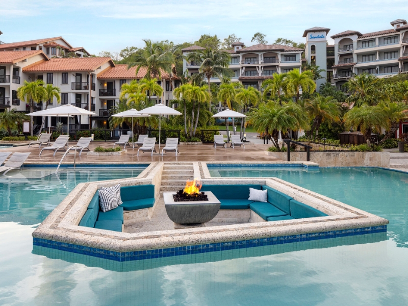 Pink Gin Pool Fire Pit