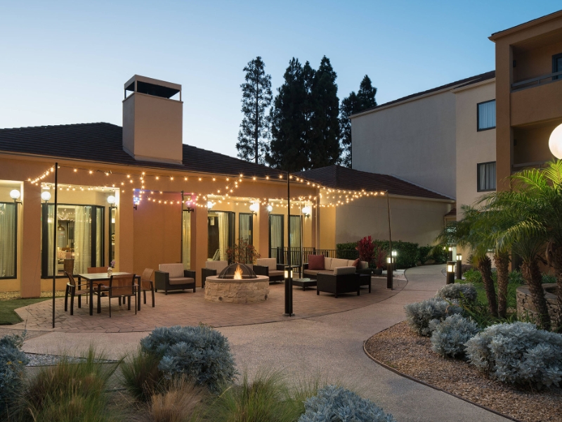 Courtyard And Fire Pit