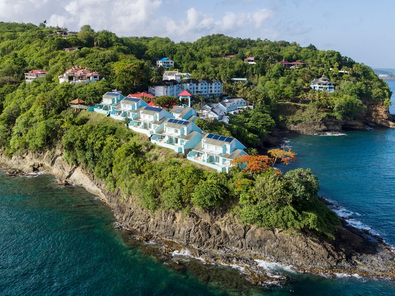 Aerial Sunset Bluff