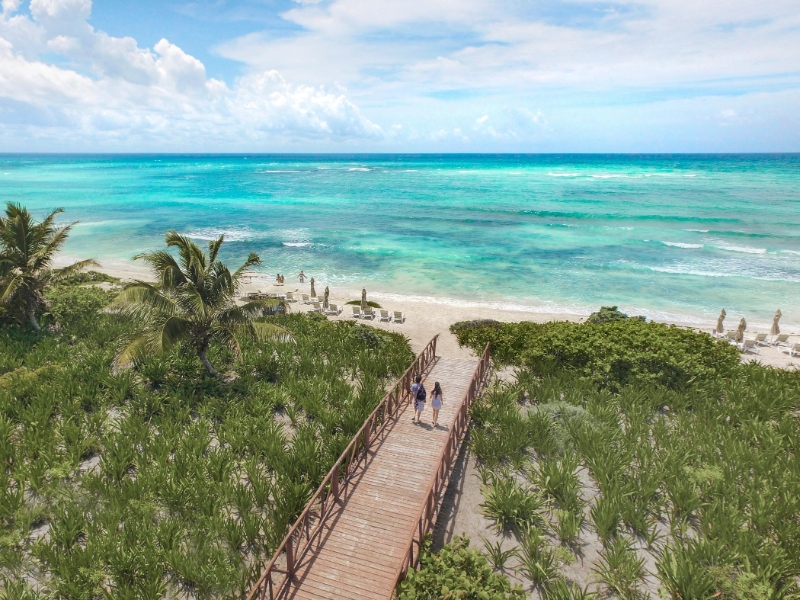 Beach walkway