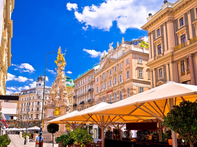 Vienna historic square