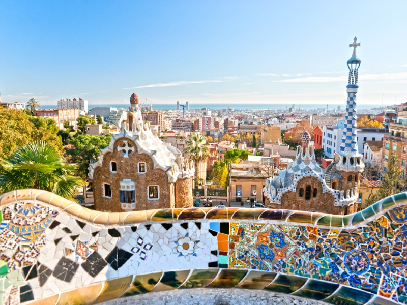 Park Guell Barcelona Spain
