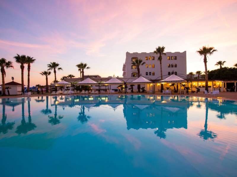 Pool During Sunset