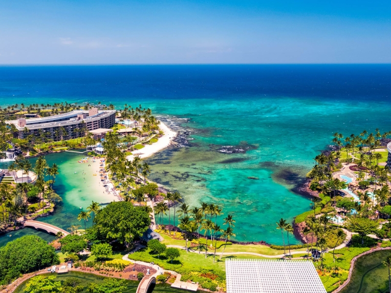 Pacific Ocean from Palace Tower