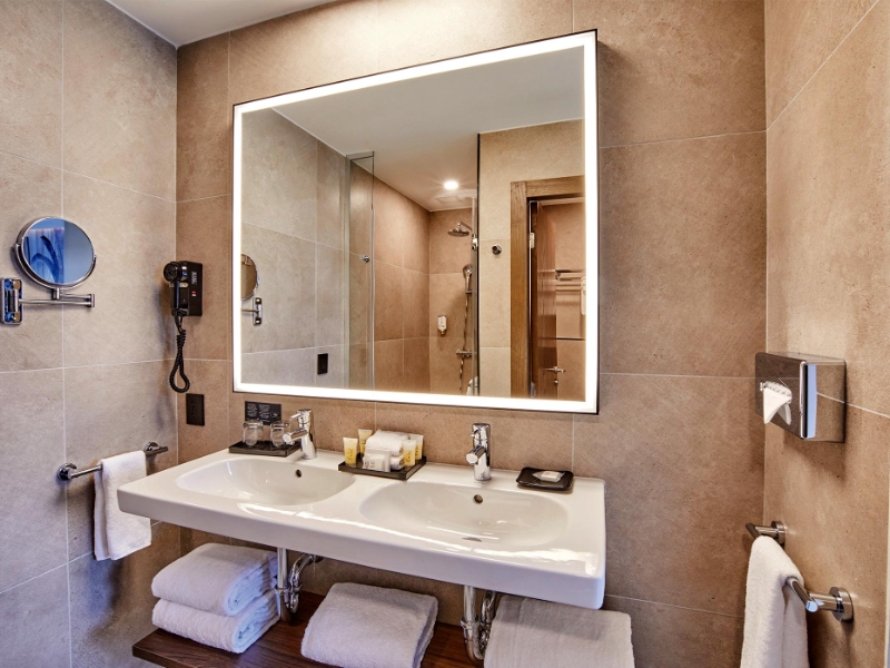 Senior suite bathroom