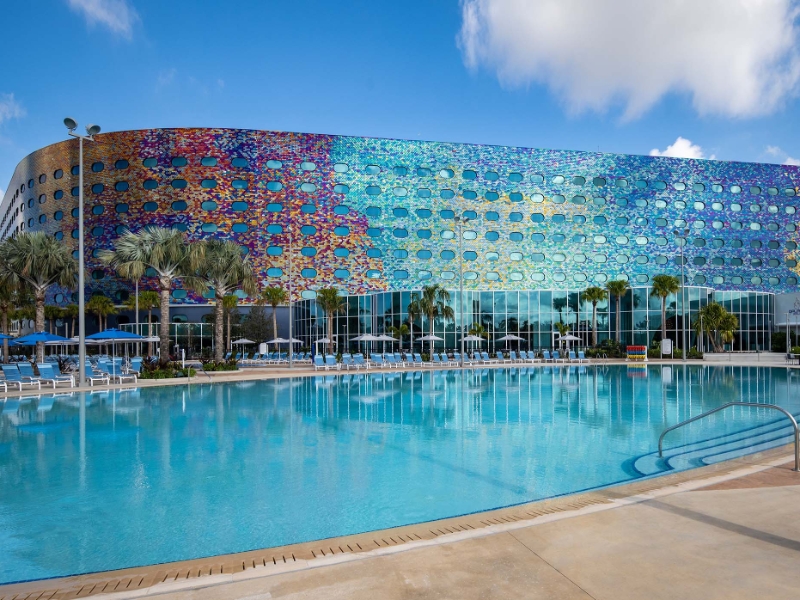 Pool and Hotel