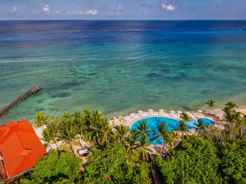 Beach Pool Aerial