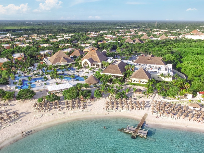 Aerial view Bahia Principe Luxury Akumal