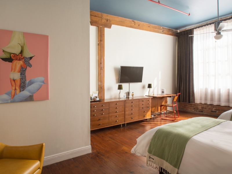 Deluxe two double beds