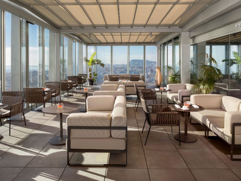 Skyline 24 Terrace Breakfast SetUp