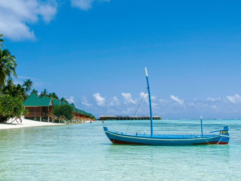 Boat Meeru Island Maldives