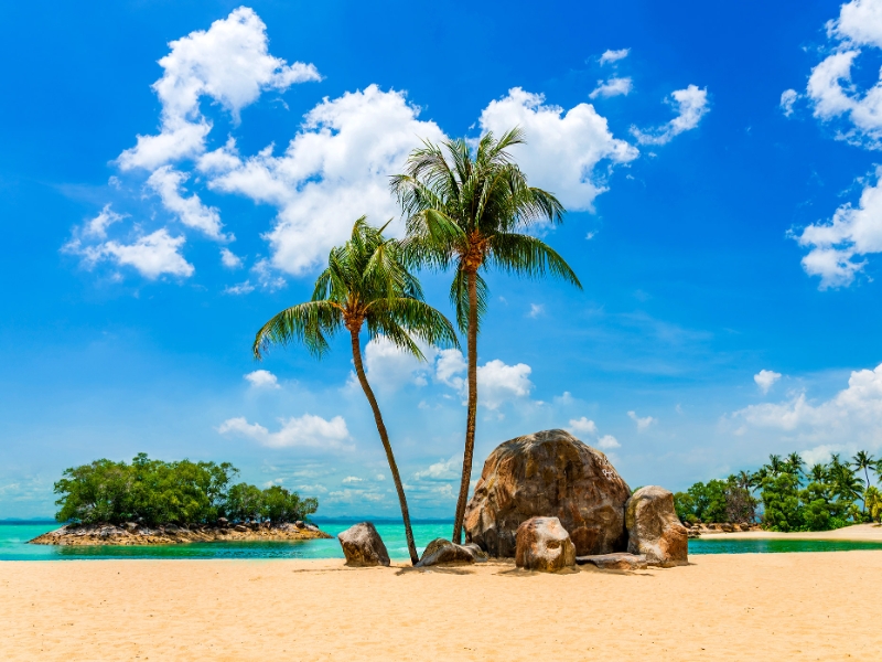Siloso Beach Sentosa Island