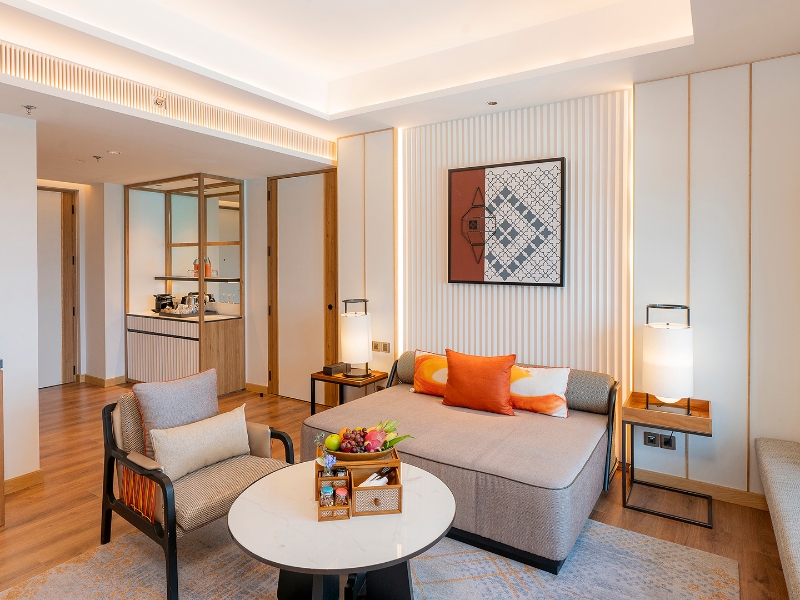 The Level Suite Living area