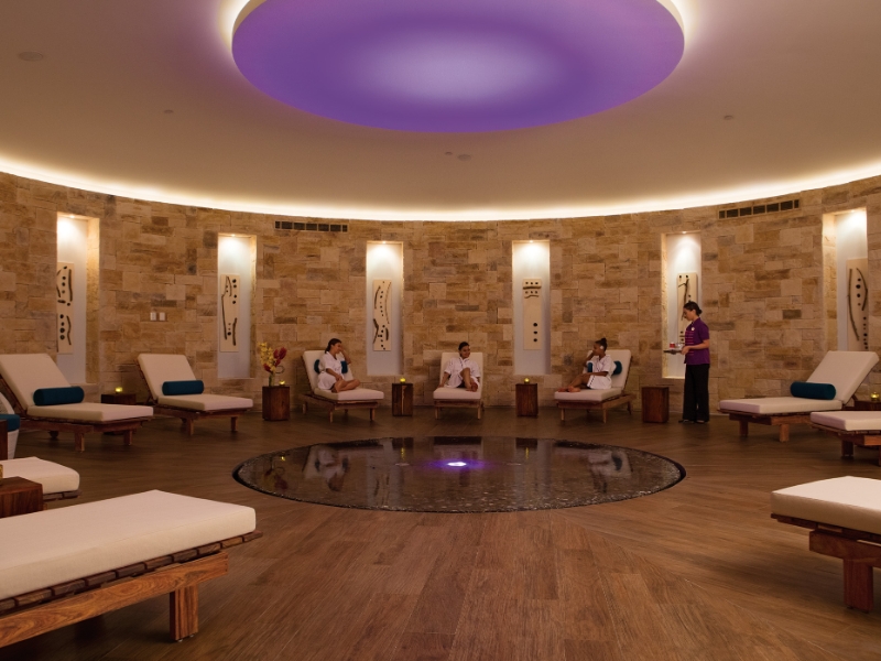 Spa relaxation area