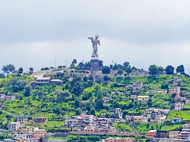 The Virgin of the Panecillo Hill