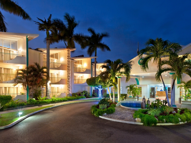 Hotel at night