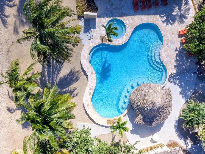 Pool Aerial View