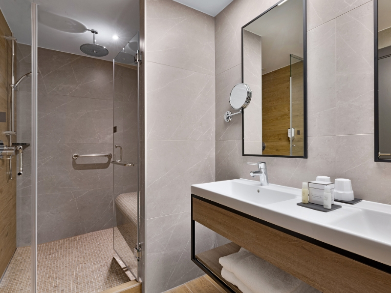 Deluxe Family Twin bathroom