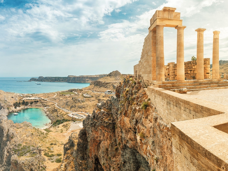 Acropolis of Lindos Rhodes Island